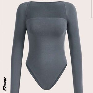 Grey bodysuit 2 peice set!